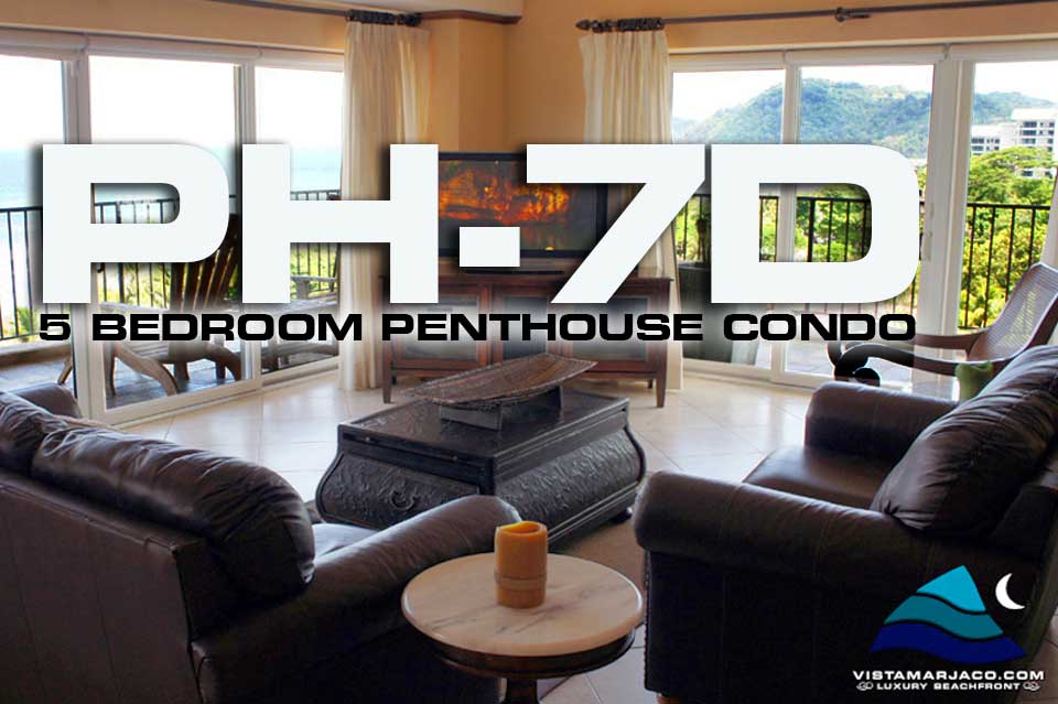 5BR Beach Front VIP Penthouse: PH-7D | VISTA MAR JACO - Vista Mar Jaco