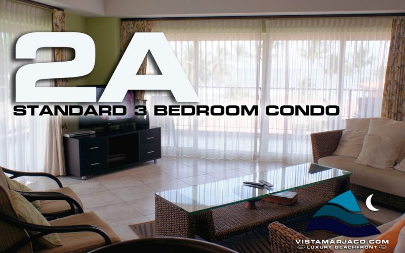 Condo 2A, Standard Condo With Partial Ocean View at Vista Mar Jaco Condominiums